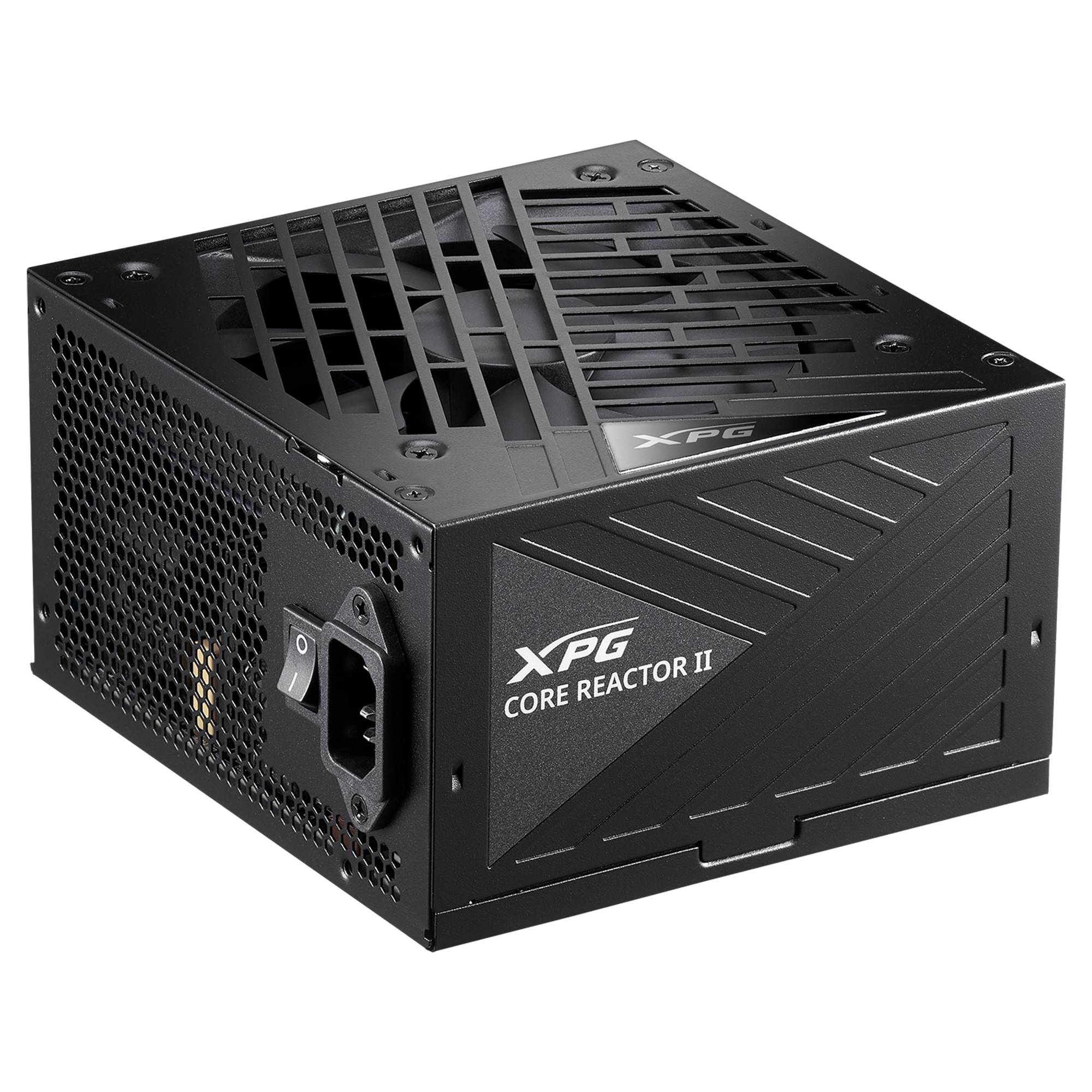 Блок питания 1000Вт, XPG CORE REACTOR II Black COREREACTORII1000G-BKCEU, 80 Plus Gold, APFC, ATX