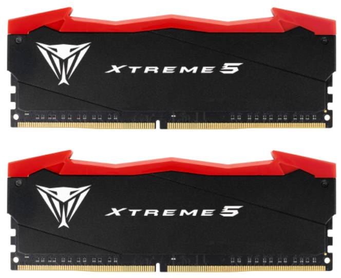 Оперативная память 32Gb Patriot Viper Xtreme 5 PVX532G76C36K, DDR V, PC-60800, 7600MHz, kit 2x16Gb