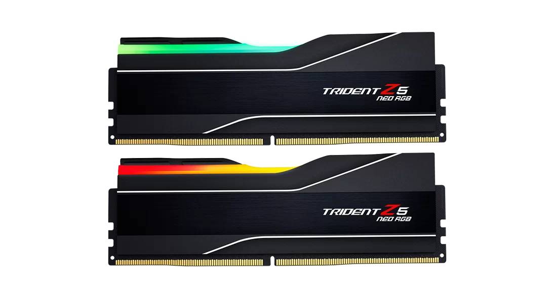 Оперативная память 32Gb G.Skill Trident Z5 Neo RGB F5-6400J3239G16GX2-TZ5NR, DDR V, PC-51200, 6400MHz, kit 2x16Gb