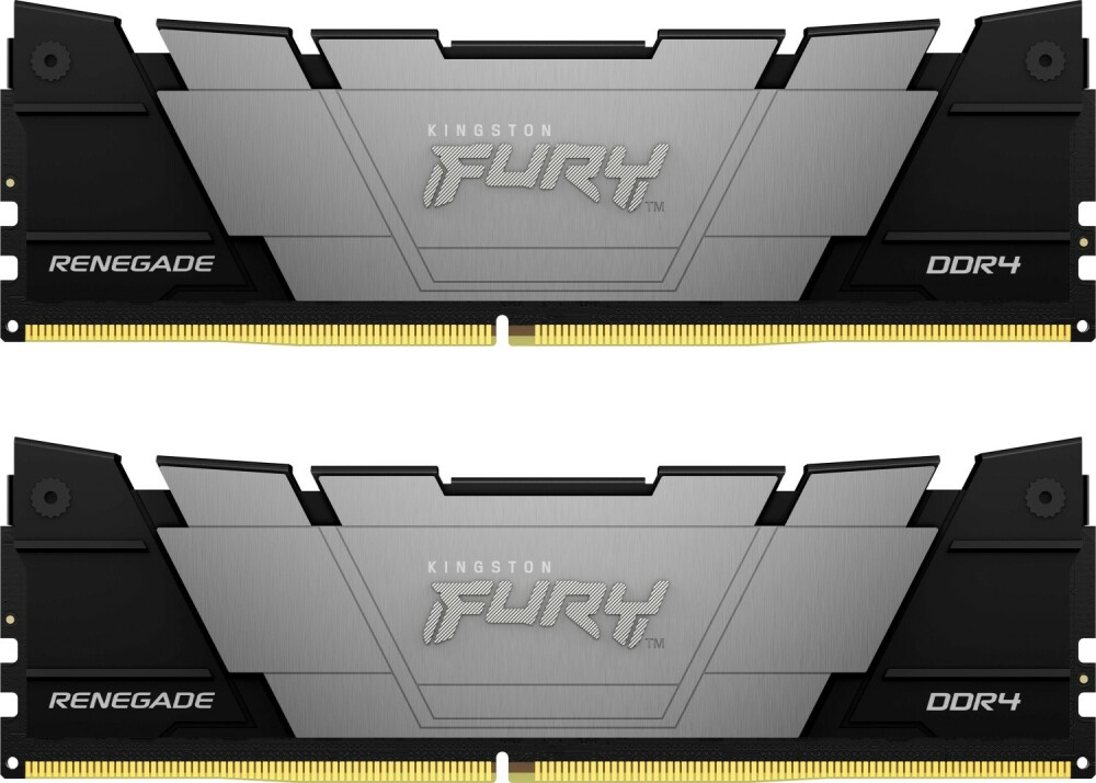 Оперативная память 32Gb Kingston FURY Renegade Black KF432C16RB12K2/32, DDR IV, PC-25600, 3200MHz, kit 2x16Gb