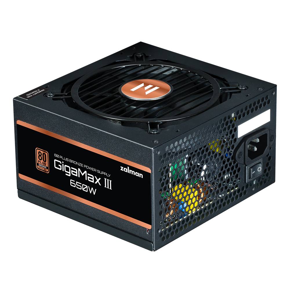 Блок питания 650Вт, Zalman ZM650-GV3, 80 Plus Bronze, APFC, ATX