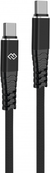 Кабель USB Type-C (M) - USB Type-C (M), 2м, Digma DG-USBС-C-2M-100W, черный