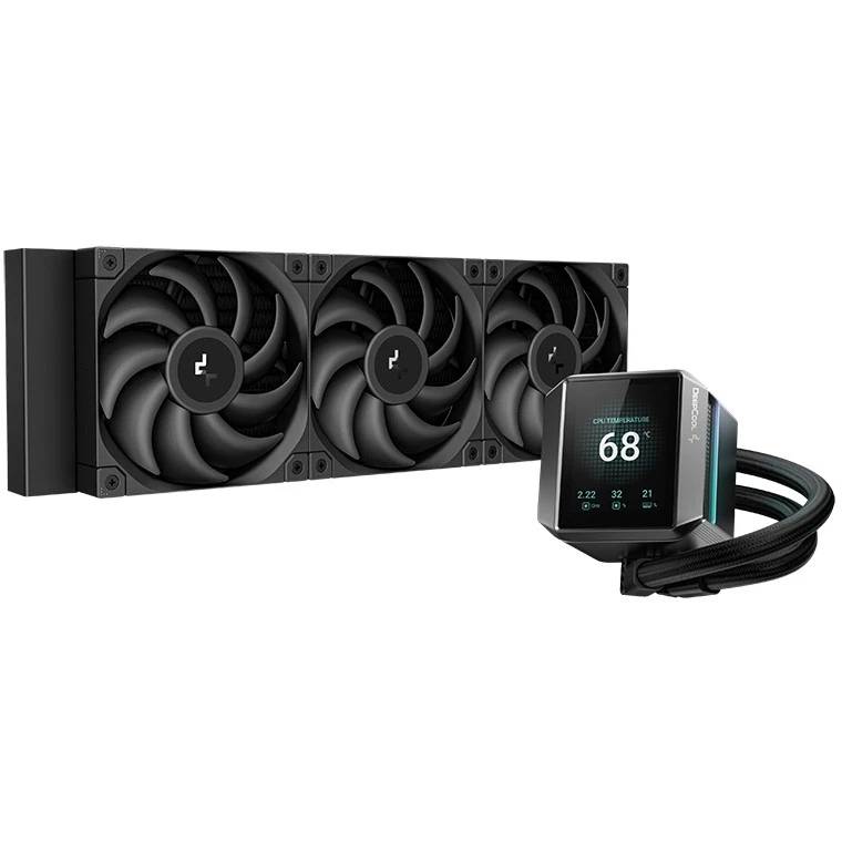 Жидкостное охлаждение DeepCool MYSTIQUE 360 R-LX750-BKDSNMP-G-1 (LGA1700 Ready)