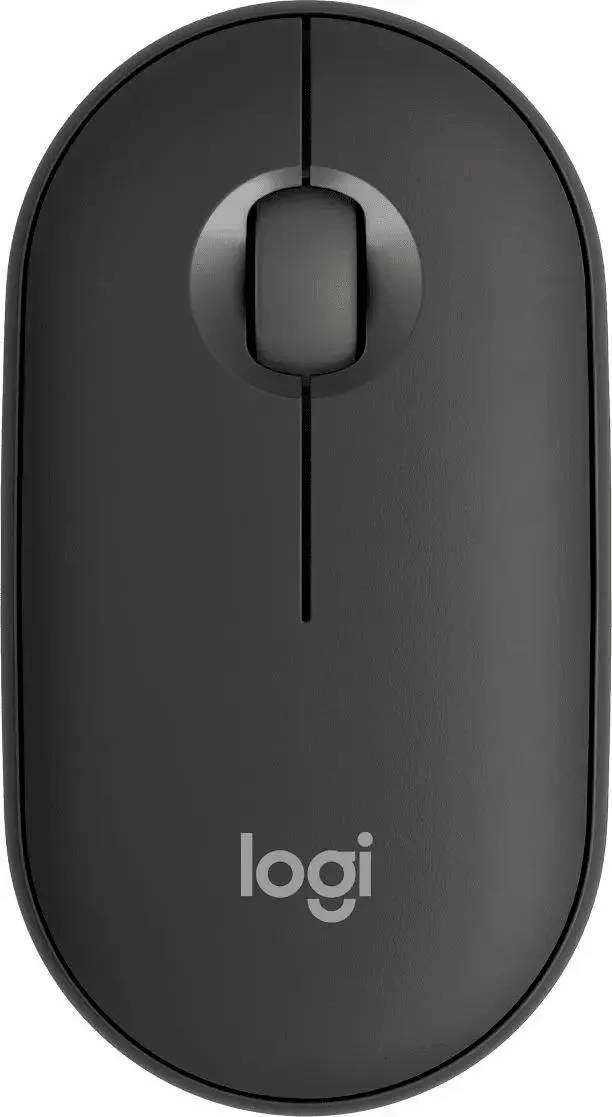 Мышь Logitech Pebble M350S Wireless, графитовый, 910-007015
