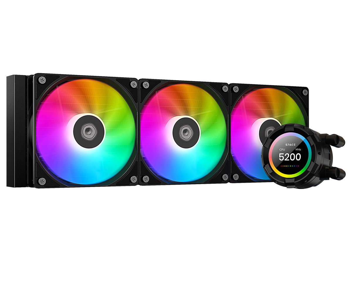 Жидкостное охлаждение ID-Cooling SL360 XE Black, 350W (LGA1700 Ready)