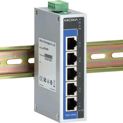 Коммутатор Moxa EDS-205A, 5xLAN 100Mbps