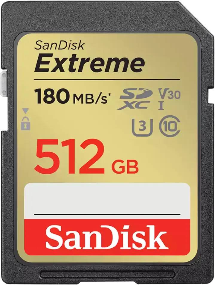 512Gb SanDisk Extreme SDSDXVV-512G-GNCIN, SDXC UHS-I