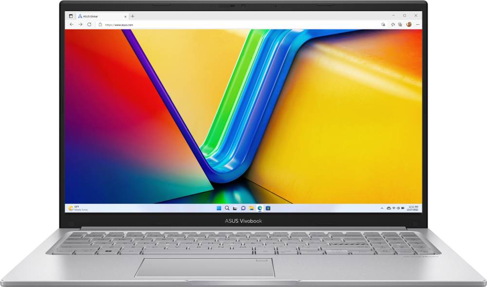 Ноутбук Asus VivoBook 15 X1504VA-BQ574, 15.6" IPS, Core 5 120U/ 16Gb/ 512SSD/ Silver (90NB13Y2-M000D0)
