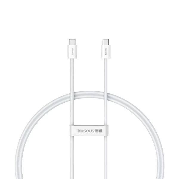 Кабель USB Type-C (M) - USB Type-C (M), 1м, Baseus P10365200211-02, белый