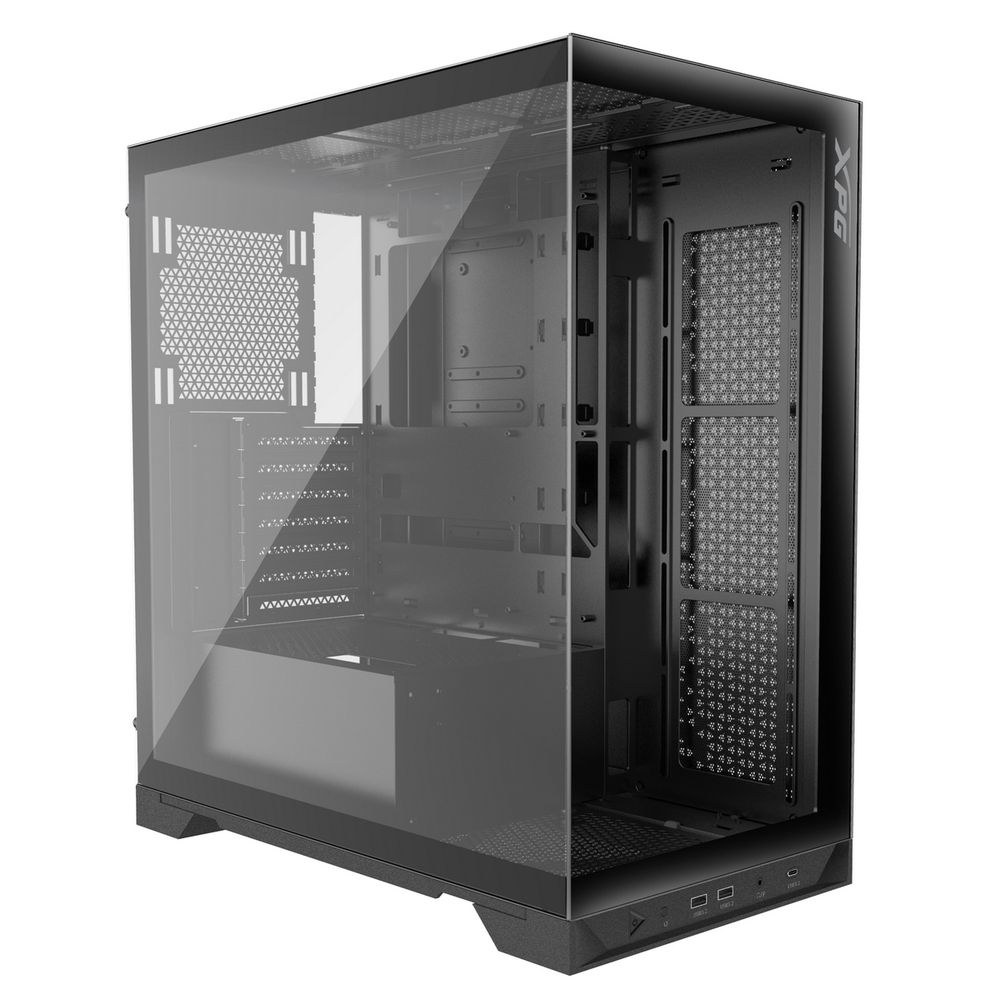 Корпус XPG INVADER X Black INVADERXMTWOF-BKCWW, без БП, ATX