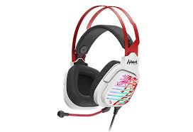 Гарнитура A4Tech Bloody G560 Naraka, белый/красный