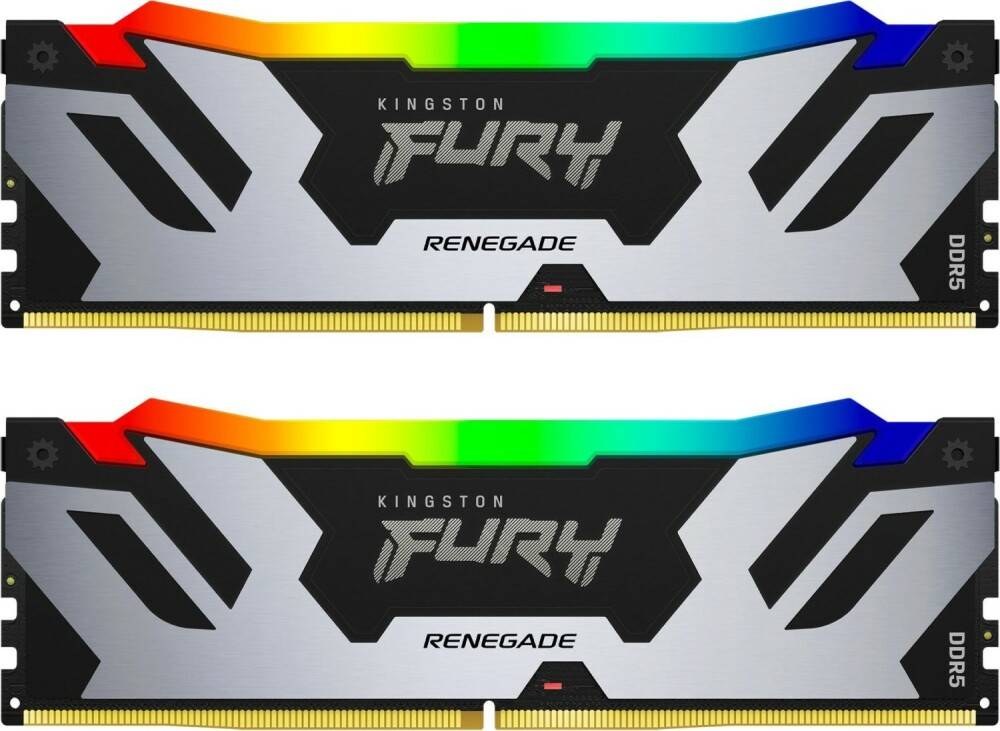 Оперативная память 96Gb Kingston FURY Renegade RGB KF560C32RSAK2-96, DDR V, PC-48000, 6000MHz, kit 2x48Gb