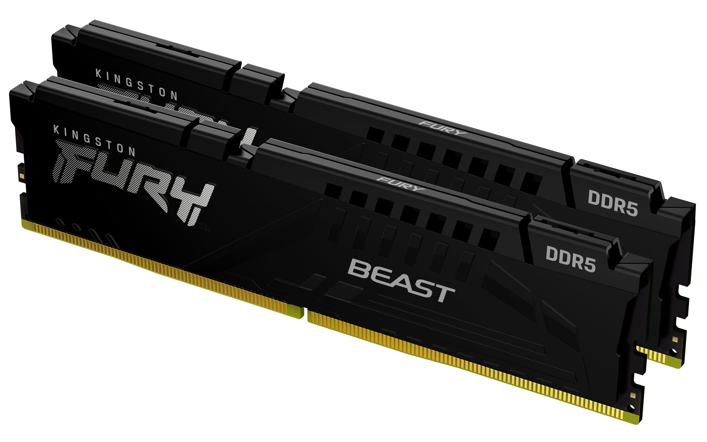 Оперативная память 64Gb Kingston FURY Beast Black KF560C30BBK2-64, DDR V, PC-48000, 6000MHz, kit 2x32Gb