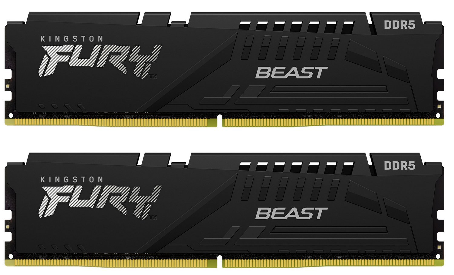 Оперативная память 64Gb Kingston FURY Beast Black KF564C32BBEK2-64, DDR V, PC-51200, 6400MHz, kit 2x32Gb
