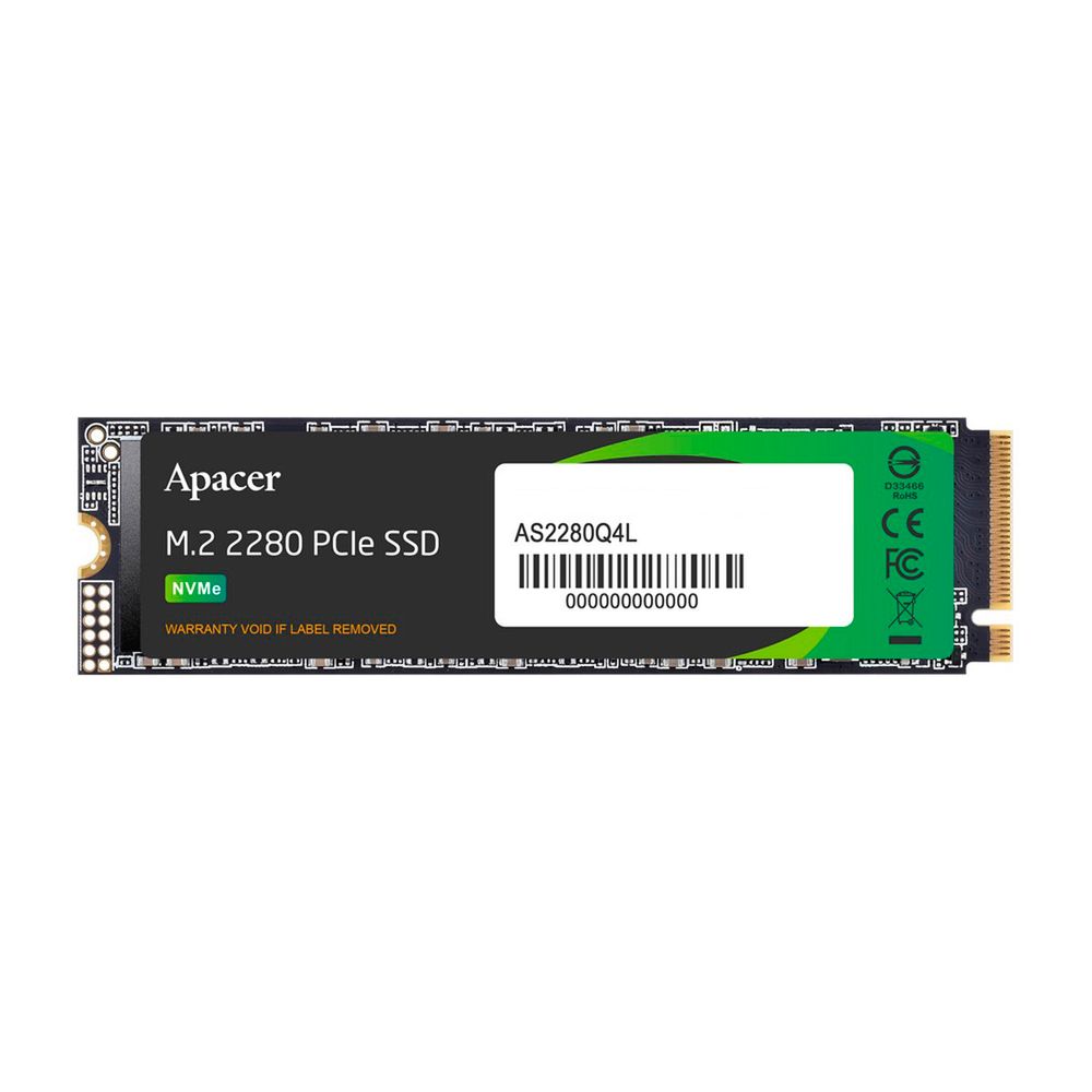 1Tb SSD Apacer AS2280Q4L AP1TBAS2280Q4L-1, (3600/3000), NVMe M.2