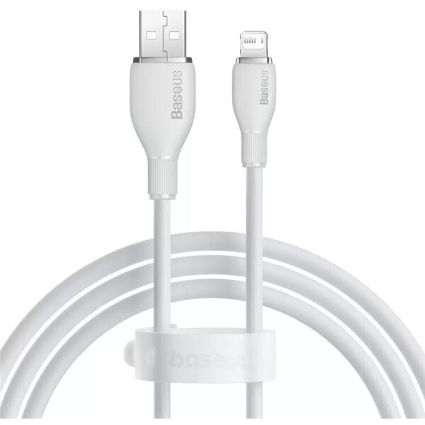 Кабель Lightning (M) - USB2.0 (M), 1.2м, Baseus Pudding Series P10355700221-00, белый