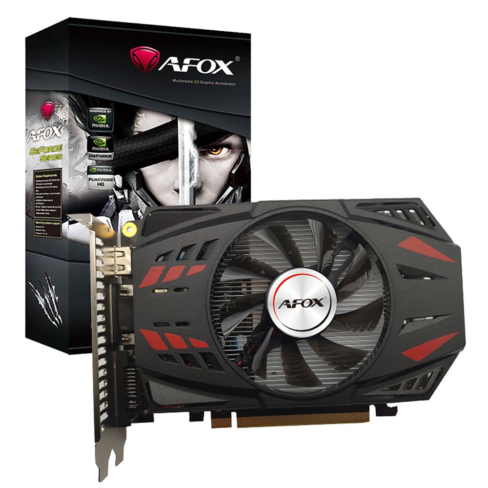 Видеокарта GeForce GT 730, 2Gb GDDR5 128bit, AFox AF730-2048D5H5-V2, RTL