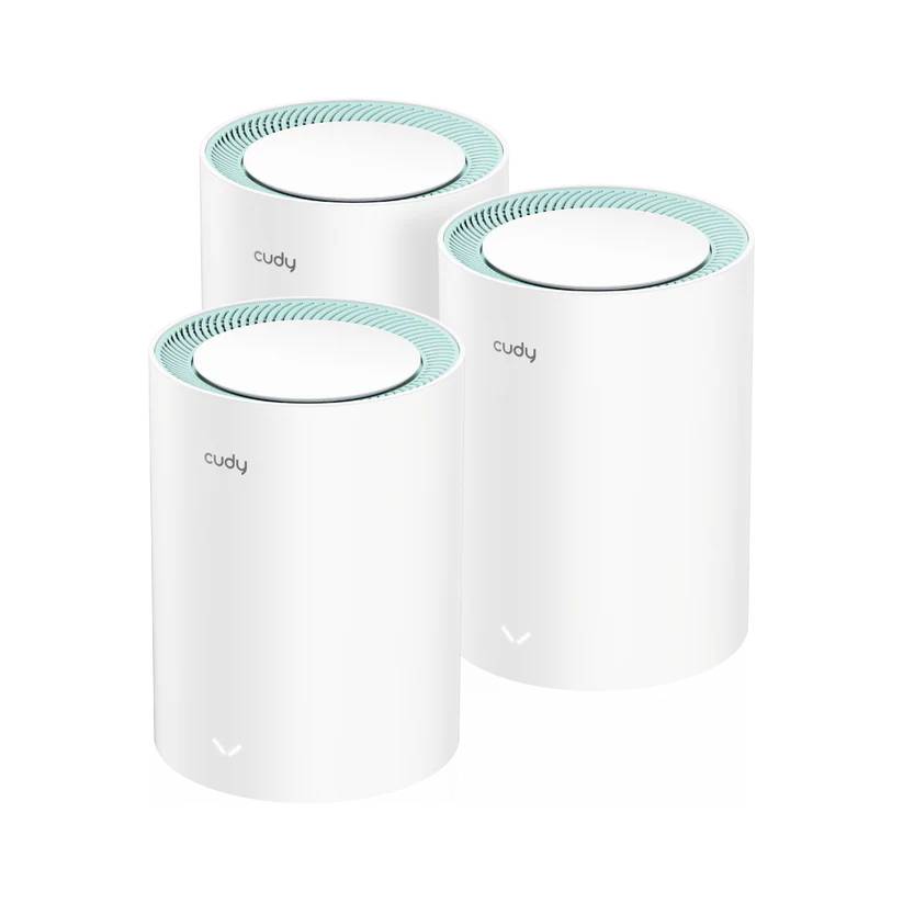 Wi-Fi система Cudy M1300 (3-pack), 2.4/5GHz, 1167Mbps, 1xLAN 1Gbps, WAN