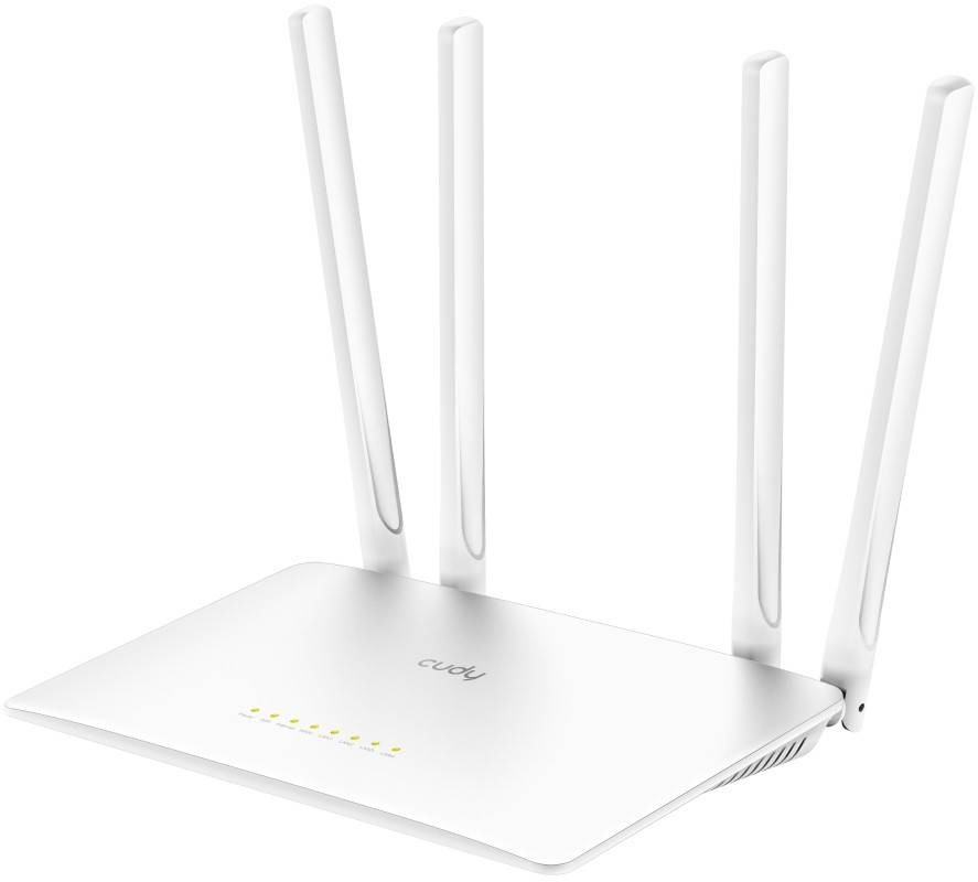 Роутер Wi-Fi Cudy WR1200, 2.4/5GHz, 1167MBps, 4xLAN 100Mbps, WAN
