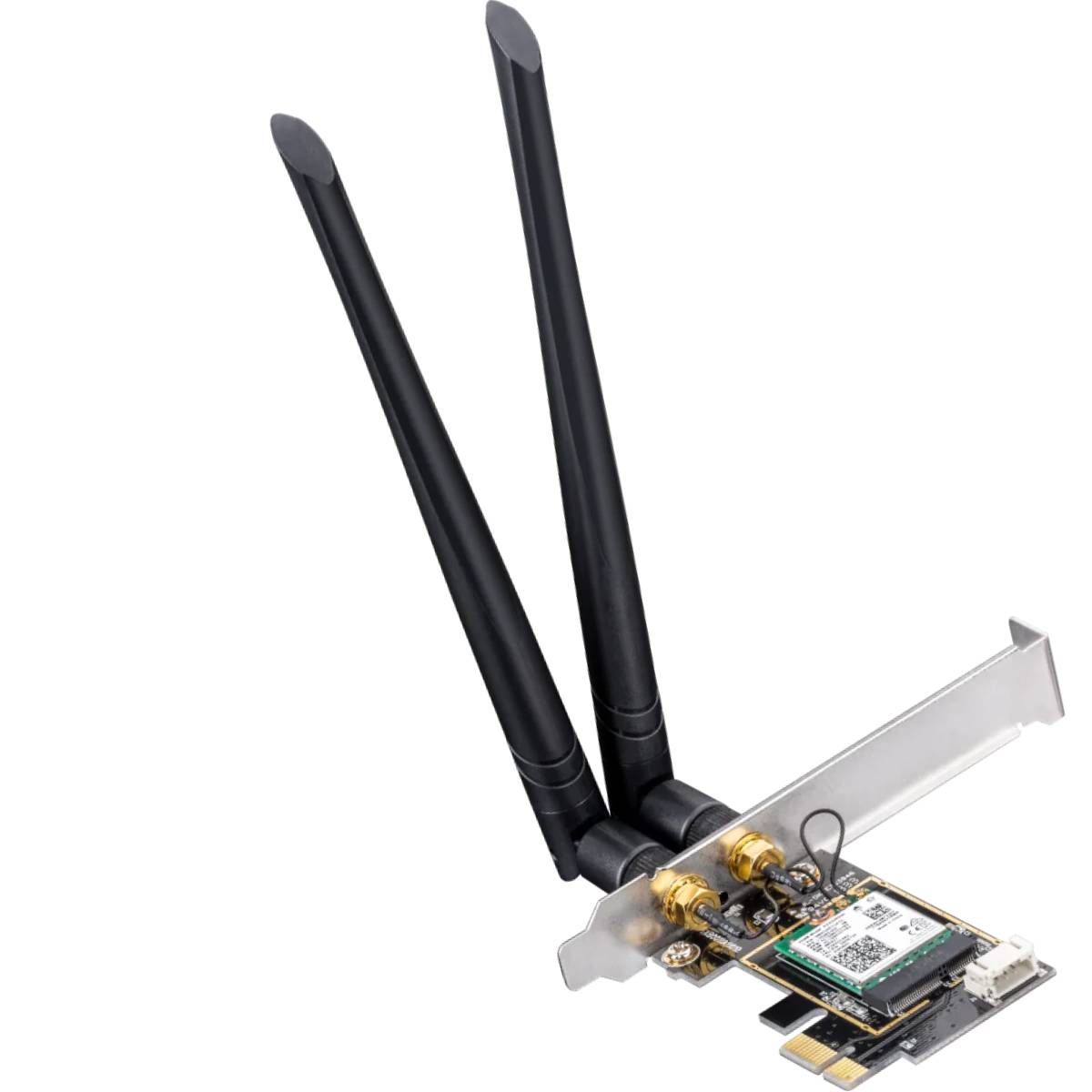 Сетевая карта Wi-Fi+Bluetooth, Cudy WE3000, 2.4/5/6GHz, 2976Mbps, PCI-Ex1
