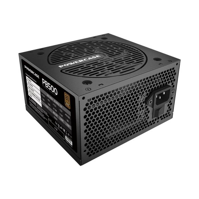 Блок питания 500Вт, Powercase PB500 PS-500B-DC, 80 Plus Bronze, APFC, ATX