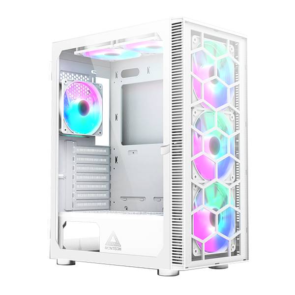 Корпус Montech X3 GLASS White MNT-X3G-W, без БП, ATX