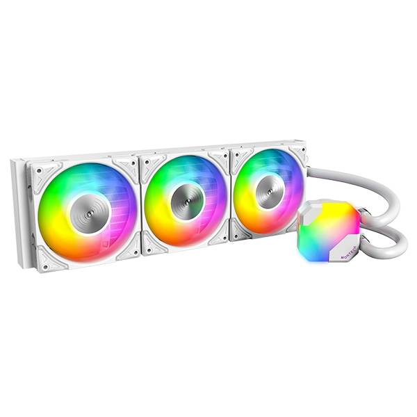 Жидкостное охлаждение Montech HyperFlow ARGB 360 White (LGA1700 Ready)