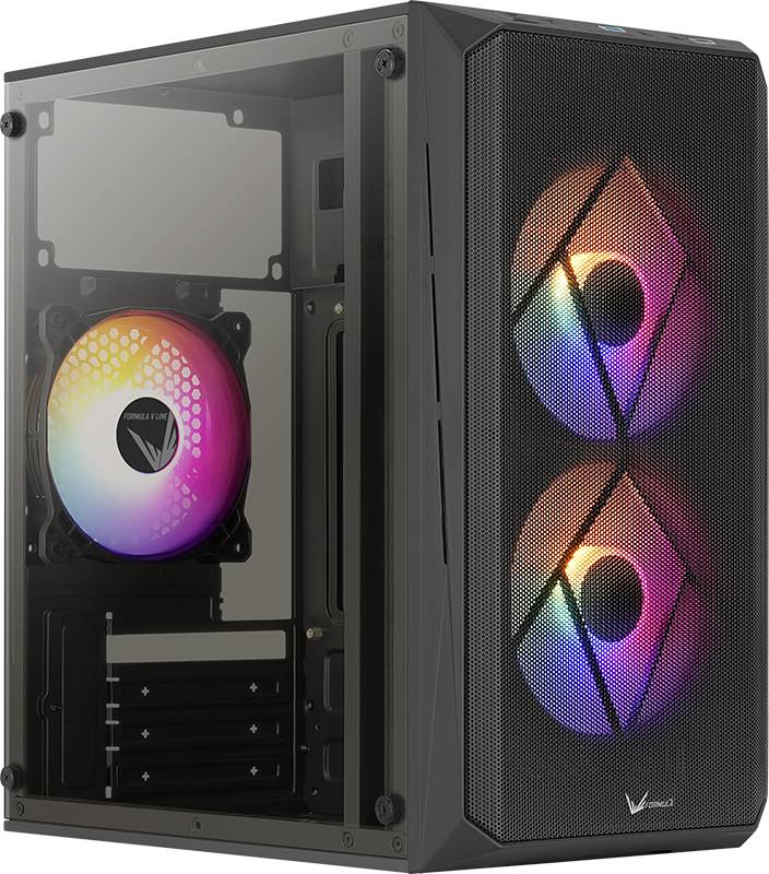 Корпус Formula CS-107 Black, без БП, mATX