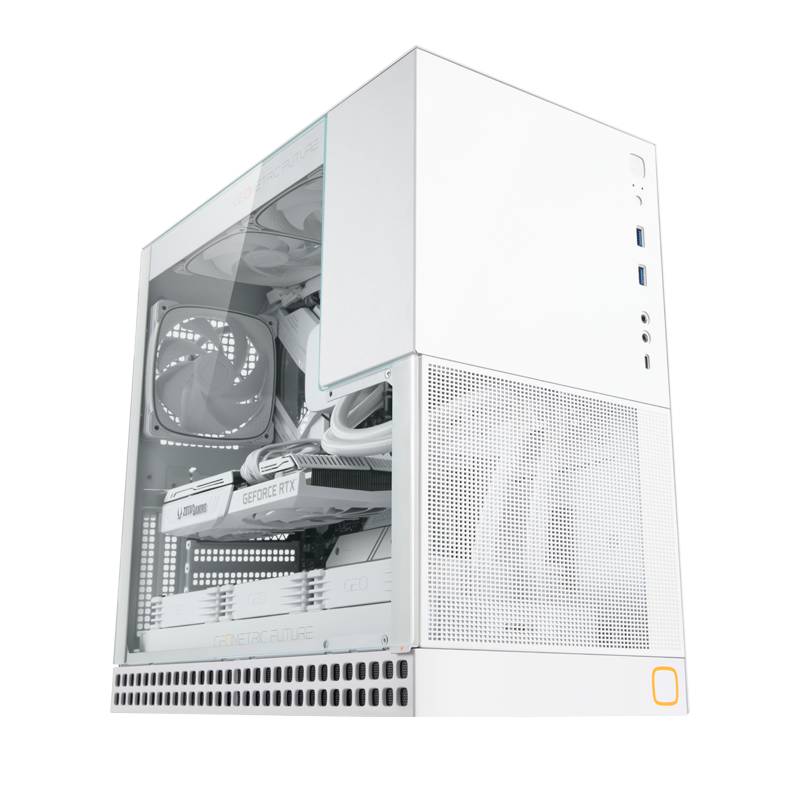 Корпус Geometric Future Model 4 King Arthur White (1AM4KAWT00101), без БП, E-ATX