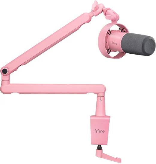 Микрофон FIFINE T688P, розовый