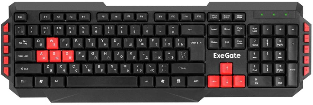Клавиатура ExeGate LY-505M EX296103RUS, черный