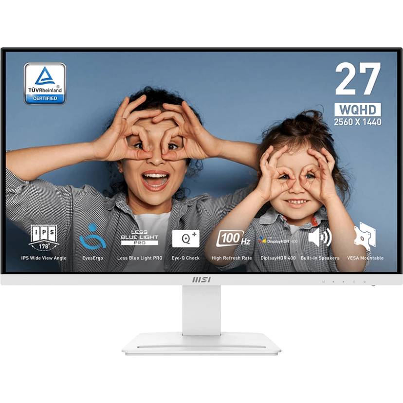 Монитор 27" MSI Pro MP273QW E2, 2560x1440, IPS, 100Hz, Speakers (2xHDMI, DP) (9S6-3PB69H-054)
