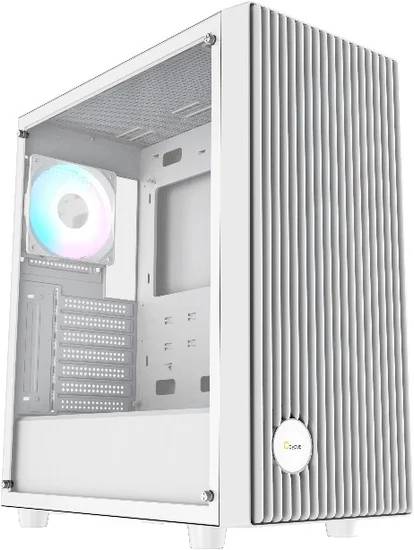 Корпус Ocypus Gamma C70 ARGB White (Gamma-C70-WHG400XX-GL), без БП, ATX