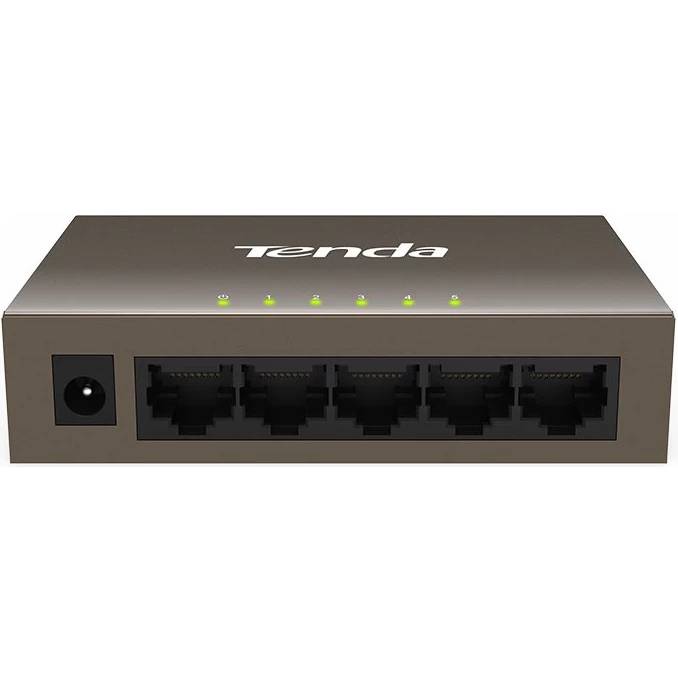 Коммутатор Tenda TEF1005D, 5xLAN 100Mbps