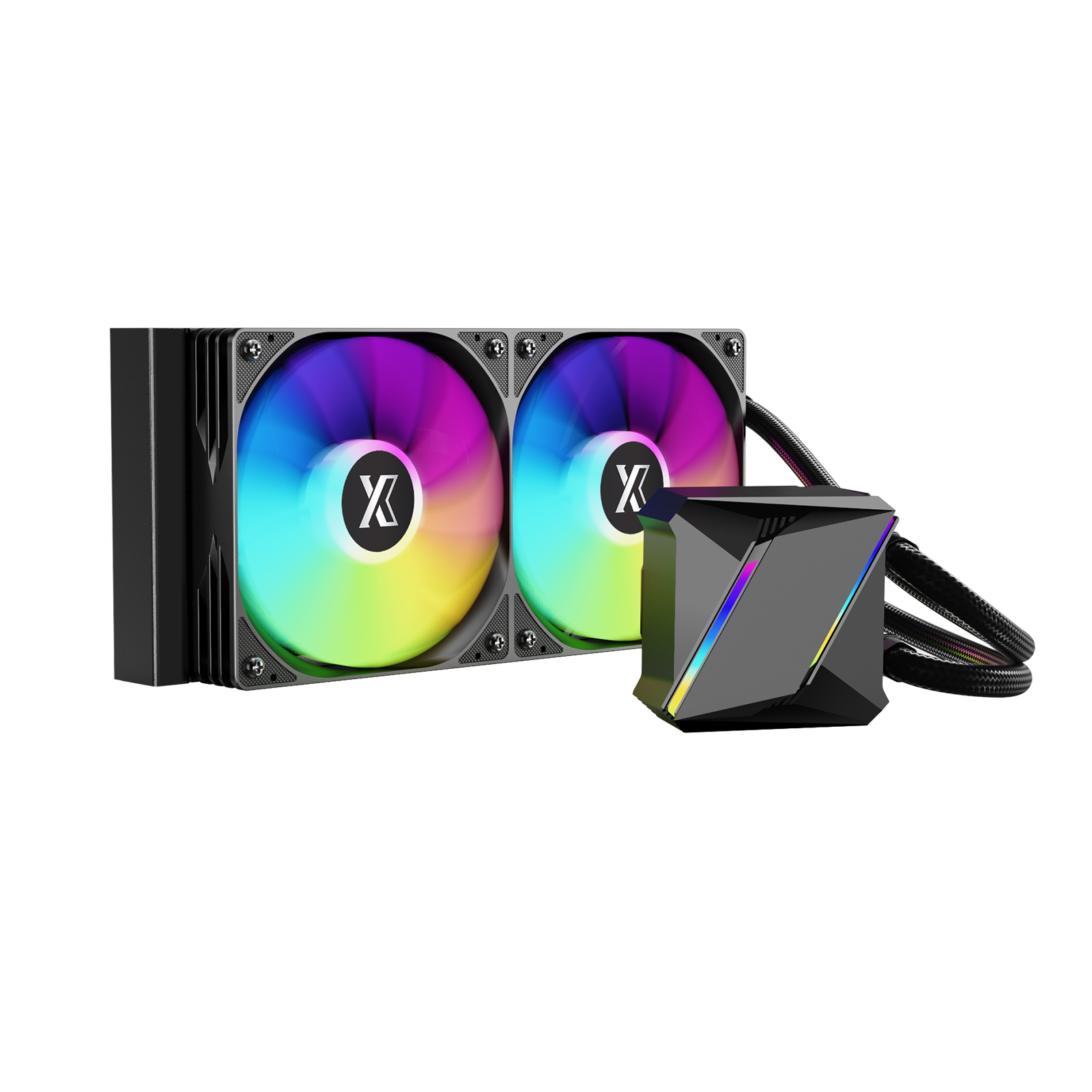 Жидкостное охлаждение XASTRA LM240 ARGB BK (LM240-BKAFXX-GL), 265W (LGA1700 Ready)