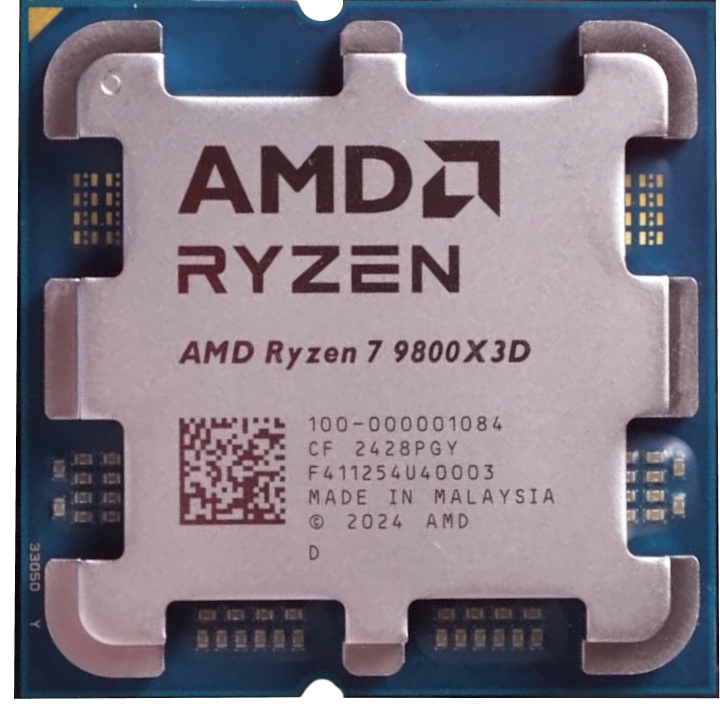 Процессор AMD Ryzen 7 9800X3D, 4.7GHz, AM5, 8 cores, SVGA, OEM