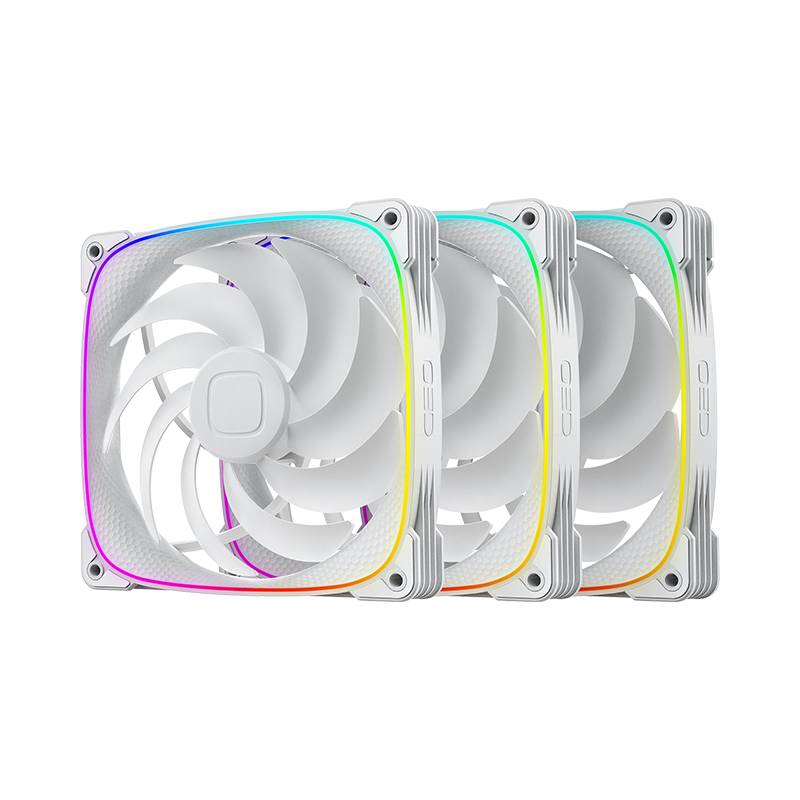 Вентилятор 14x14см Geometric Future Squama 2503W-14 Triple Pack 1F2503W314000, 3шт