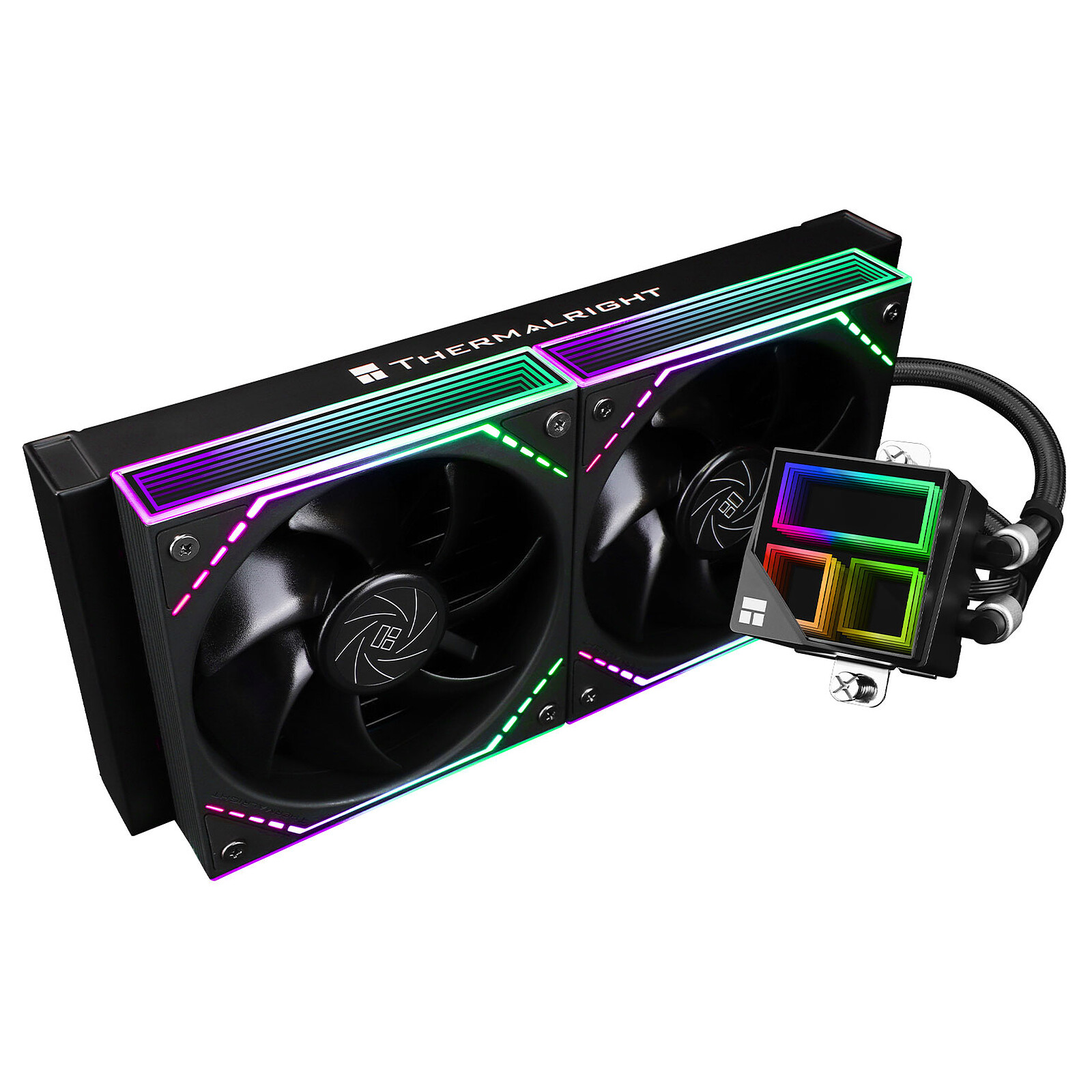 Жидкостное охлаждение Thermalright Frozen Infinity 240 ARGB Black F-INFINITY-240-BL (LGA1700 Ready)