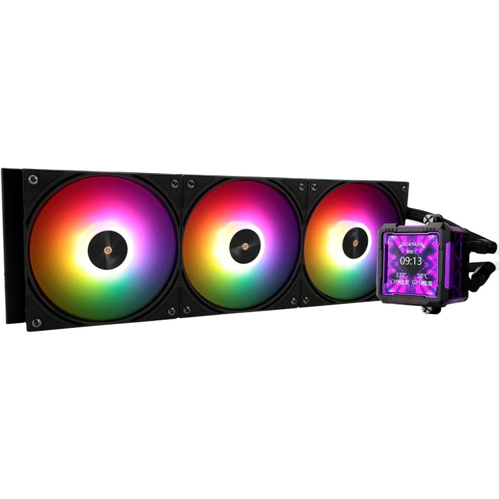 Жидкостное охлаждение Thermalright Frozen Warframe PRO 360 ARGB Black F-WFRAME-PRO-360-BL-ARGB (LGA1700 Ready)