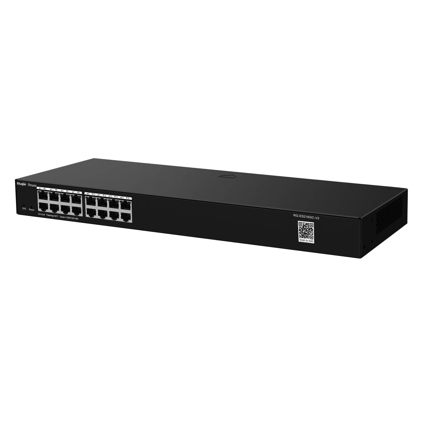 Коммутатор Reyee RG-ES216GC, 16xLAN 1Gbps