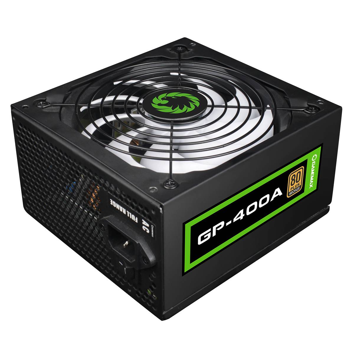 Блок питания 400Вт, GameMax GP-400A, 80 Plus Bronze, APFC, ATX