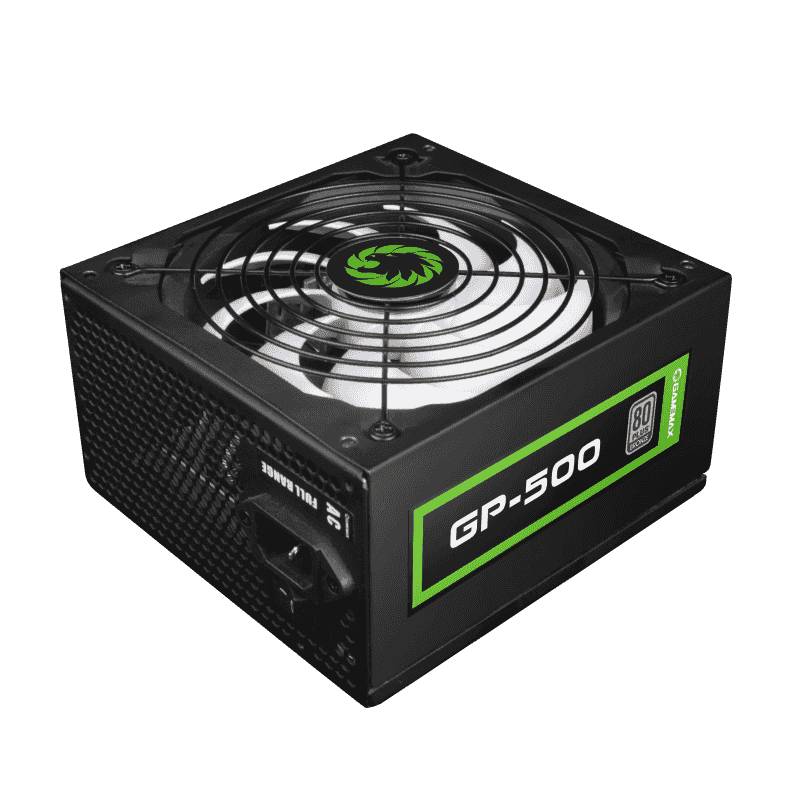 Блок питания 500Вт, GameMax GP-500, 80 Plus Bronze, APFC, ATX