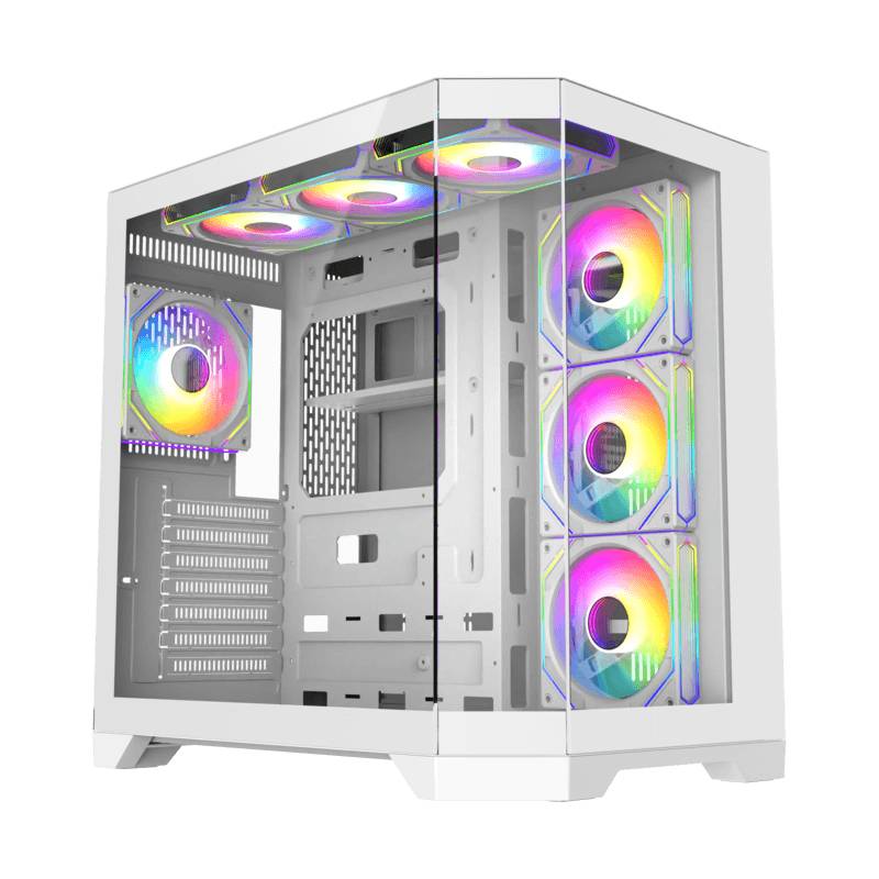 Корпус GameMax HYPE-A WH, без БП, ATX