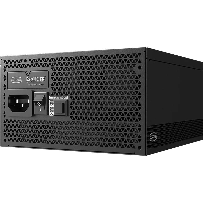 Блок питания 1000Вт, PcCooler P5-YS1000-G1F (P5-YS1000-G1FFBK1-EU), 80 Plus Gold, APFC, ATX
