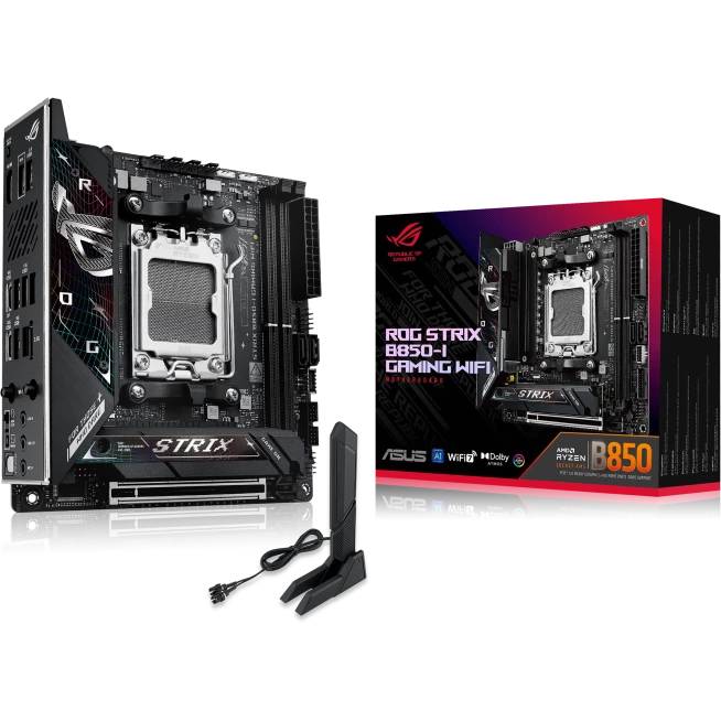 Материнская плата Asus ROG STRIX B850-I GAMING WIFI, AM5, (HDMI), 2xDDR V, mini-ITX