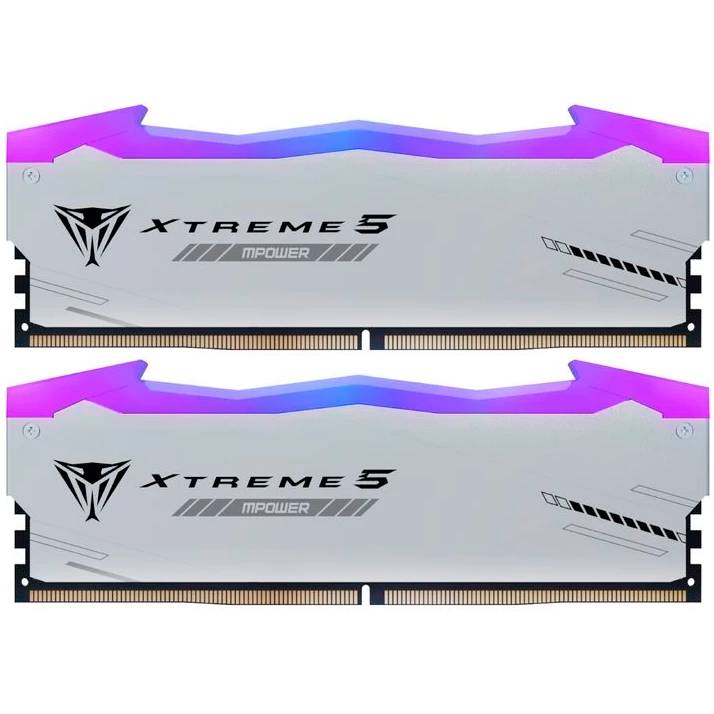 Оперативная память 32Gb Patriot Viper Xtreme 5 RGB PVXR532G64C32KM, DDR V, PC-51200, 6400MHz, kit 2x16Gb