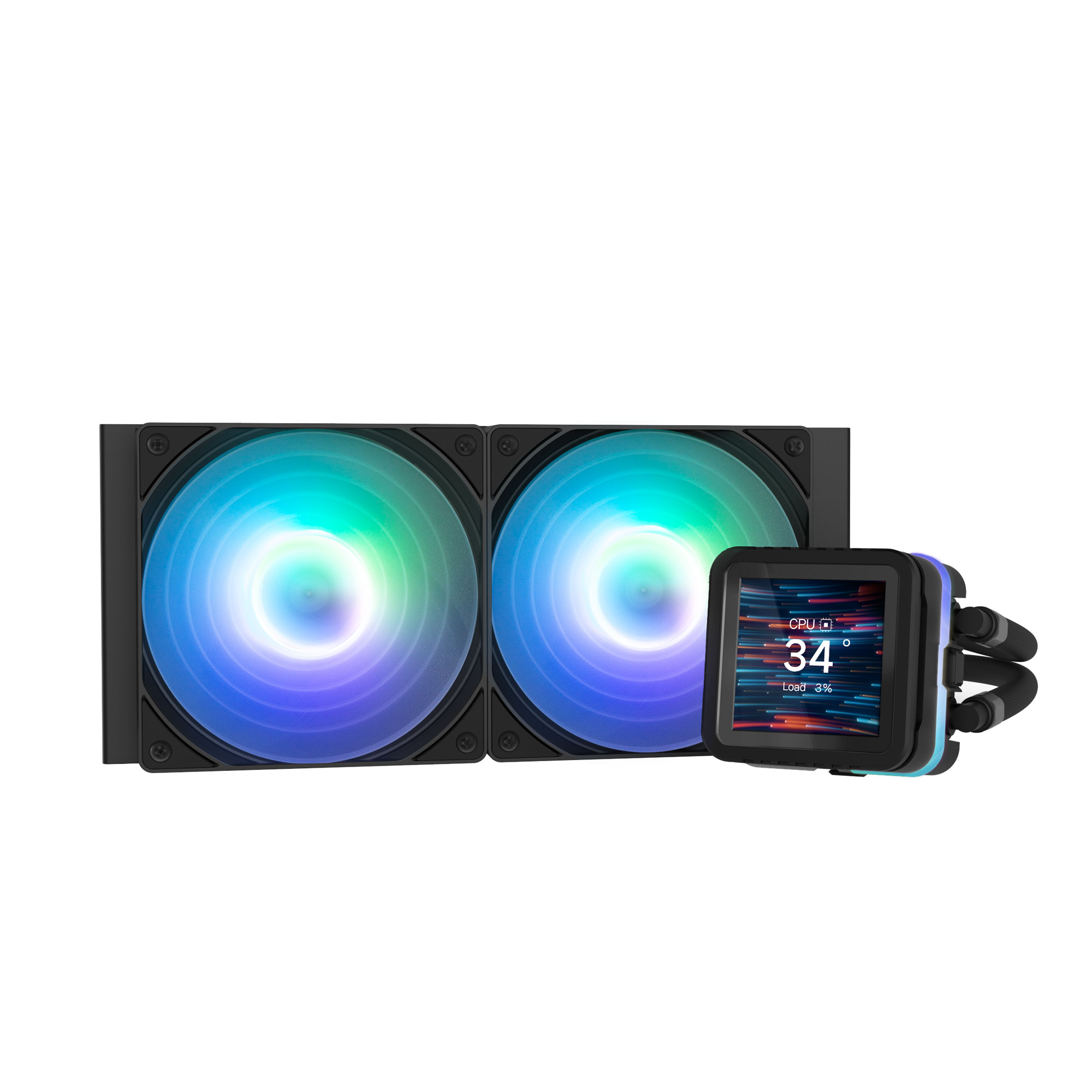Жидкостное охлаждение Zalman ALPHA2 DS A24 Black (LGA1700 Ready)