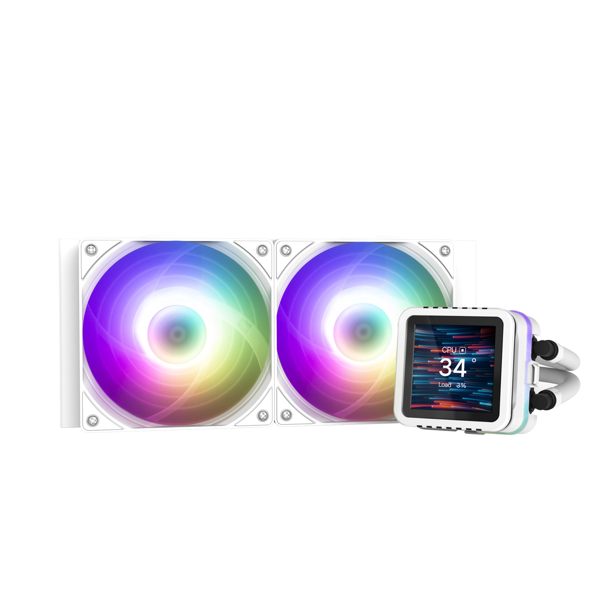 Жидкостное охлаждение Zalman ALPHA2 DS A24 White (LGA1700 Ready)