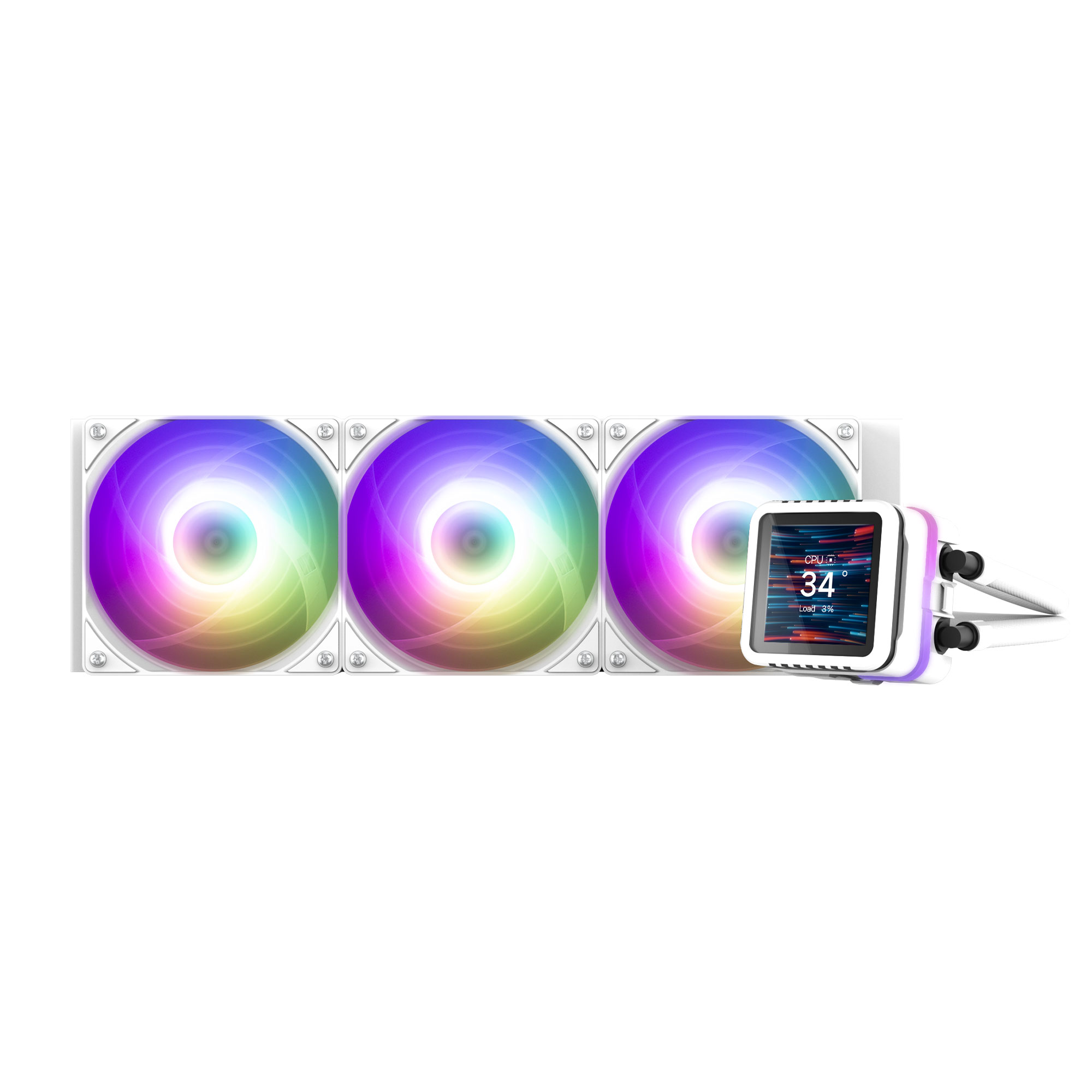 Жидкостное охлаждение Zalman ALPHA2 DS A36 White (LGA1700 Ready)