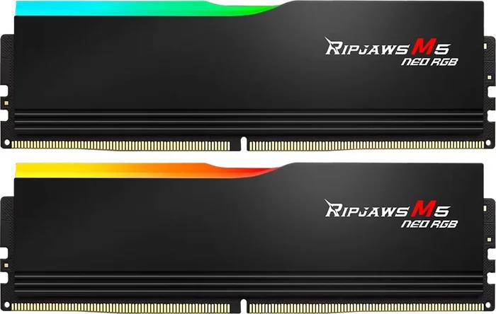 Оперативная память 32Gb G.Skill Ripjaws M5 NEO RGB Black F5-6000J2836G16GX2-RM5NRK, DDR V, PC-48000, 6000MHz, kit 2x16Gb